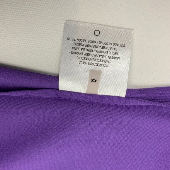 Elie Tahari Silk Emory Ruffle Collar Blouse Size XS - Picture 13 of 16